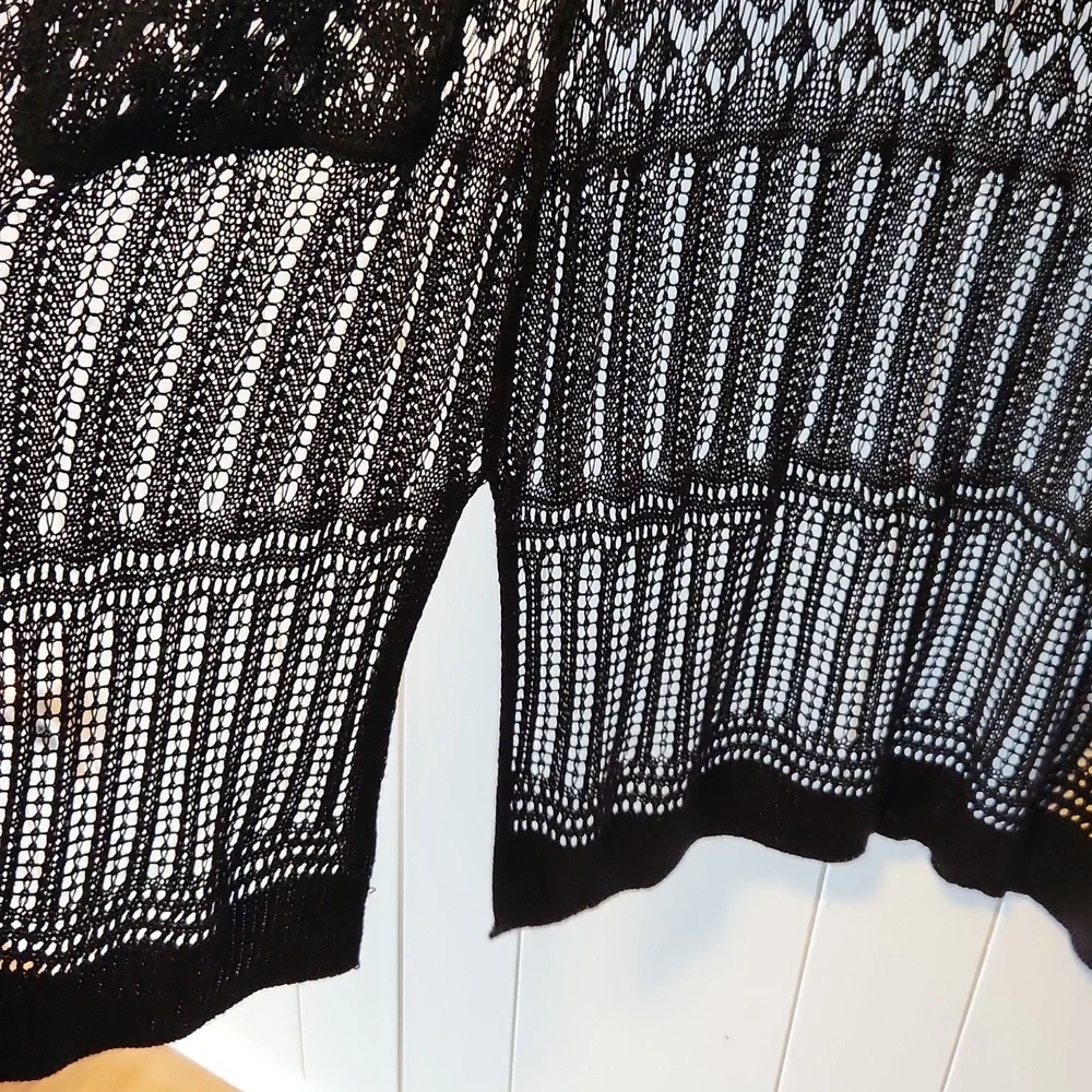 Long Open Knit Duster - Picture 7 of 7